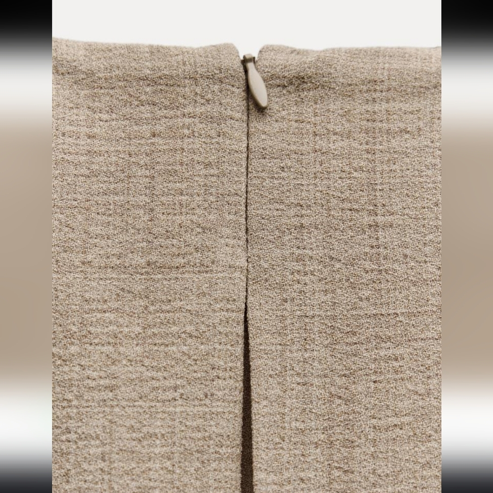 Zara PLEATED MIDI DRESS - Picture 7 of 7